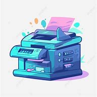 Image result for A Cartoon Office Printer