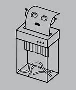 Image result for Cartoon Office Shredder