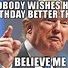 Image result for Happy Birthday Political Meme