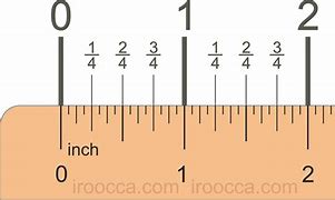 Image result for How Long Is 4 Inches On a Ruler