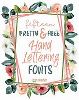 Image result for Hand Lettering Fonts