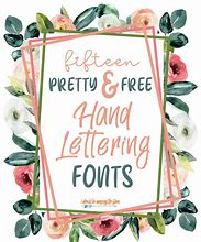 Image result for Free Hand Lettered Fonts