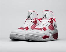 Image result for Air Jordan 4 White Pink