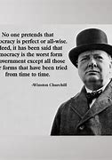 Image result for Churchill On Democracy