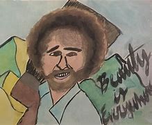 Image result for Bob Ross Makeup Meme