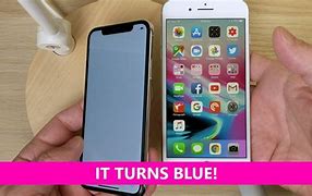 Image result for iPhone X Blue Screen
