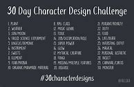 Image result for 30-Day Character Art Challenge