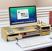 Image result for Desk for Laptop Monitor Printer Shredder