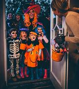 Image result for Halloween Children Trick or Treat