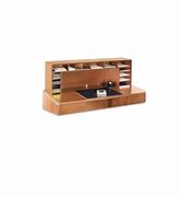 Image result for safco faux leather 2 shelf desk organizer