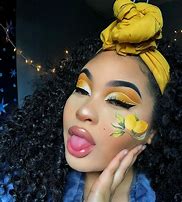 Image result for Light Yellow Princess Makeup