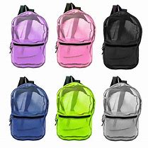 Image result for Colored Mesh Backpacks