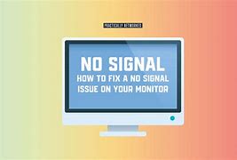 Image result for No Signal Symbol Moving On Moniter Disoplay