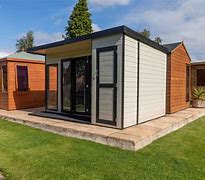 Image result for Summer House with Side Shed