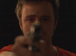 Image result for Breaking Bad Jesse Holding a Gun