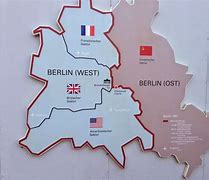Image result for East and West Berlin Map Overlay