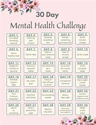Image result for 30-Day Mental Health Challenge for Depression