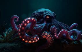 Image result for Dark Octopus Art