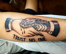 Image result for Trust No One Design