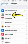 Image result for iOS Contacts Permission