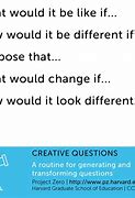 Image result for When Do You Feel Most Creative Questions