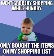Image result for Grocery List Meme
