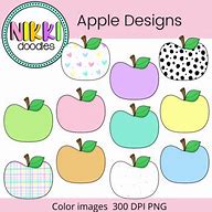 Image result for Pastel Apple Clip Art