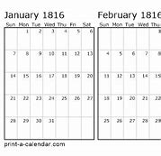 Image result for Calendar March 1816