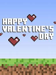 Image result for Minecraft Valentines Cards