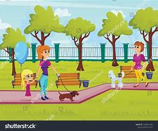 Image result for Walk in the Park Cartoon