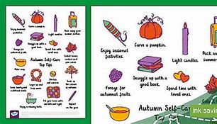 Image result for Self Care in Autumn for Teenagers
