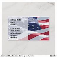 Image result for American Flag Business Cards