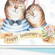 Image result for Cat Anniversary Card