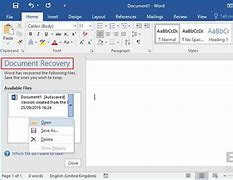 Image result for How to Recover a Word Document Not Saved