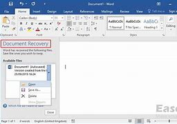 Image result for Forgot to Save Word Document