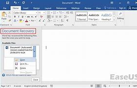 Image result for Recover Lost Word Document Not Saved