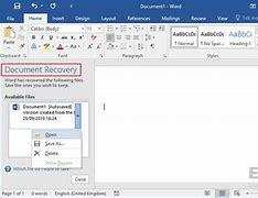 Image result for Recover Word Document Deleted in Error