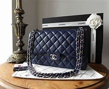 Image result for Navy Chanel Purse