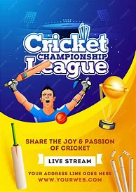 Image result for Cricket Premier League Poster