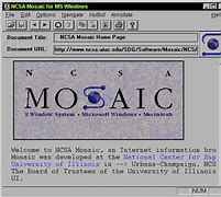 Image result for Mosaic Browser