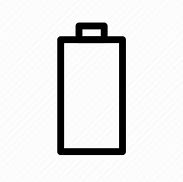 Image result for Empty Battery Icone