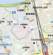 Image result for 横馬場町. Size: 177 x 185. Source: www.mapion.co.jp