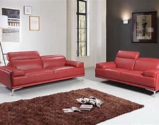 Image result for Red Leather Sofa and Loveseat Sets