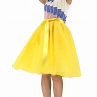 Image result for Elastic Waist Pleated Skirt