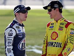 Image result for Brad Keselowski and Joey Logano Cars On Race Track