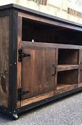 Image result for Rustic Industrial Media Console
