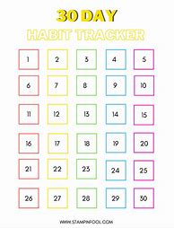 Image result for 30-Day Challenge Sheet 4 per Page