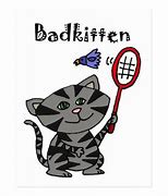 Image result for Funny Badminton Cat Images
