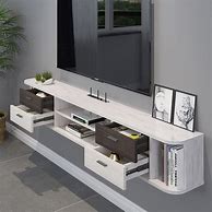 Image result for Floating TV Stand with Drawers