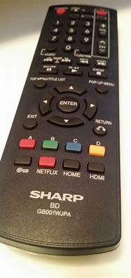 Image result for Where Is the Power Button On Sharp TV